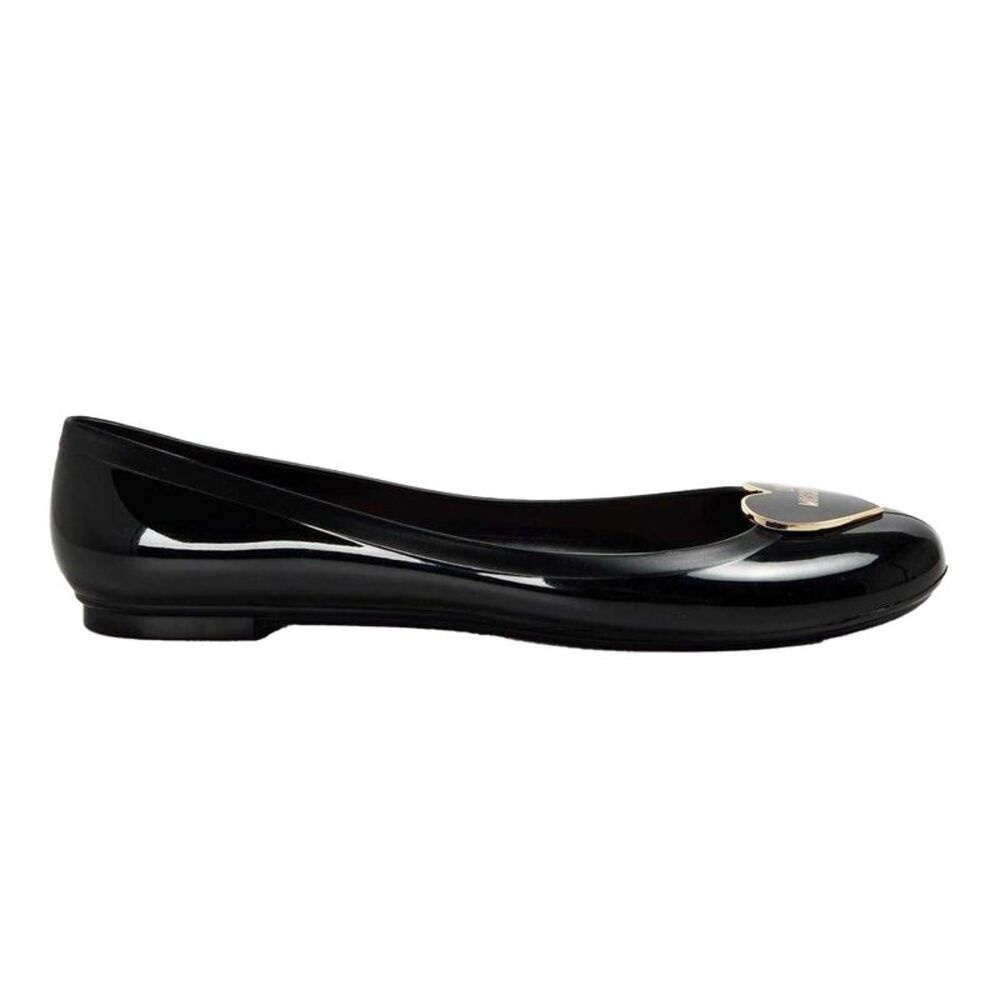 Love Moschino Womens/Ladies Ballet Flats / Black/Gold